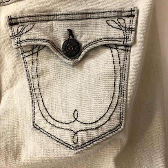 True Religion RARE bell bottom western jeans sz 26 - Picture 10 of 15